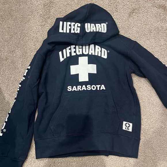 Sarasota Lifeguard SweatShirt Size 7/8. Brand new with tage - Picture 2 of 5